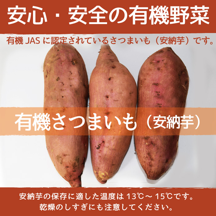 千葉県産】有機さつまいも 安納芋 訳有り 10kg 有機JAS認定 安心・安全